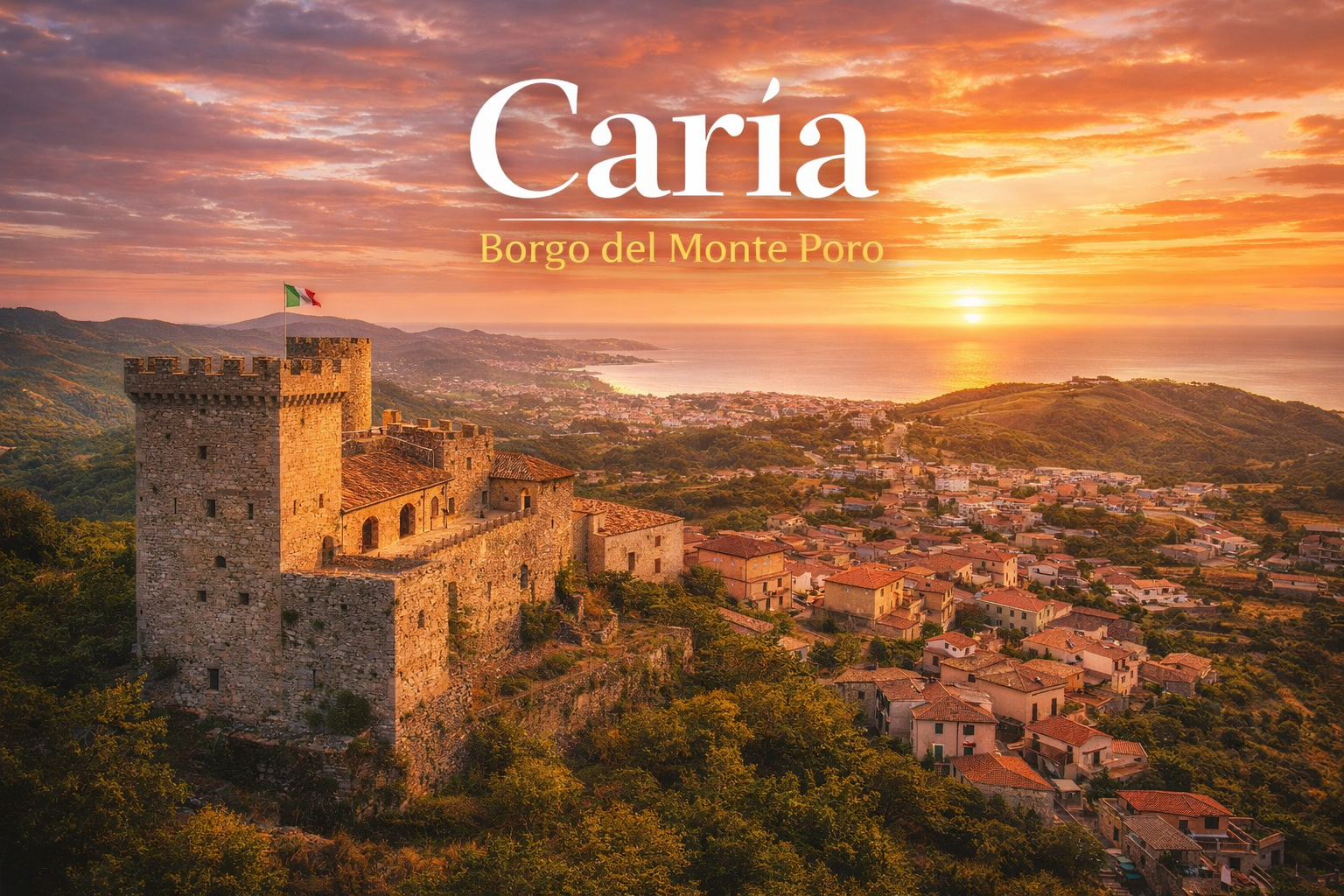 Carìa di Drapia – Castello Galluppi Toraldo e borgo del Monte Poro